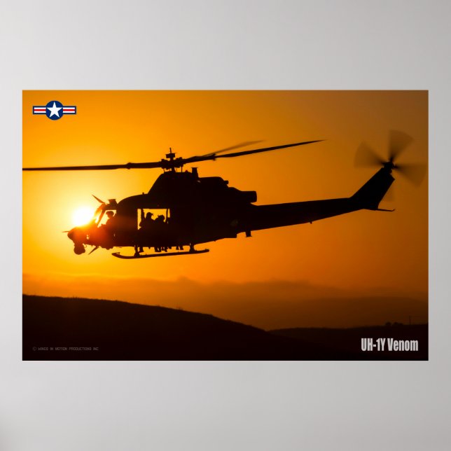 UH-1Y VENOM POSTER (Framsidan)