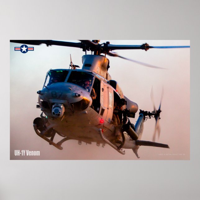 UH-1Y VENOM POSTER (Framsidan)