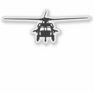 UH-60 Blackhawk Frontal View Sticker Klistermärken