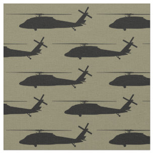 UH-60 BlackHawk Helicopter Black Silhouette Tyg