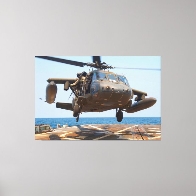 UH-60M BLACKHAWK 40 x 60 Canvastryck (Framsida)
