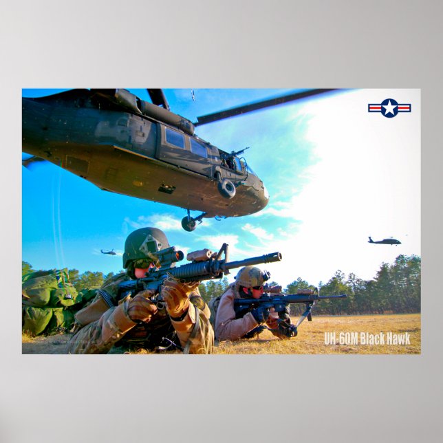 UH-60M BLACKHAWK POSTER (Framsidan)