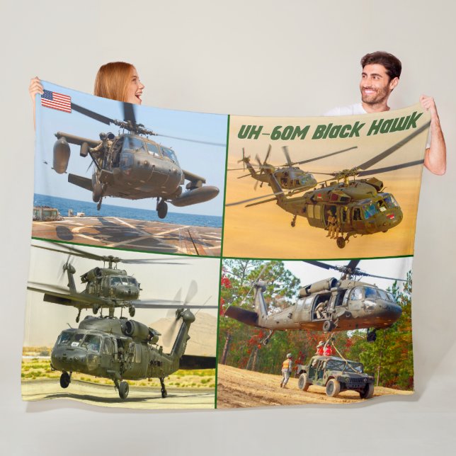 UH-60M SVART HAWK FLEECEFILT (På plats)
