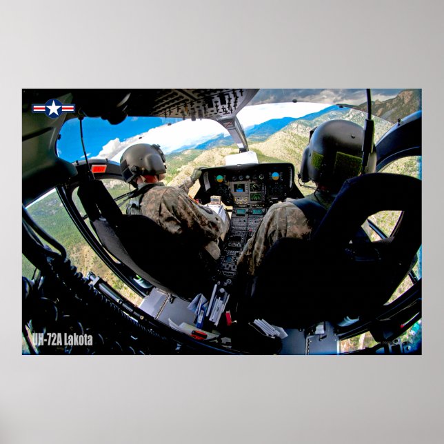 UH-72A LAKOTA COCKPIT POSTER (Framsidan)