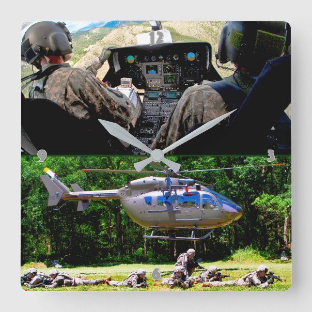 UH-72A LAKOTA FYRKANTIG KLOCKA (Framsida)