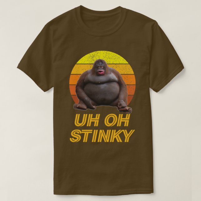 UH OH STINKY T SHIRT (Design framsida)