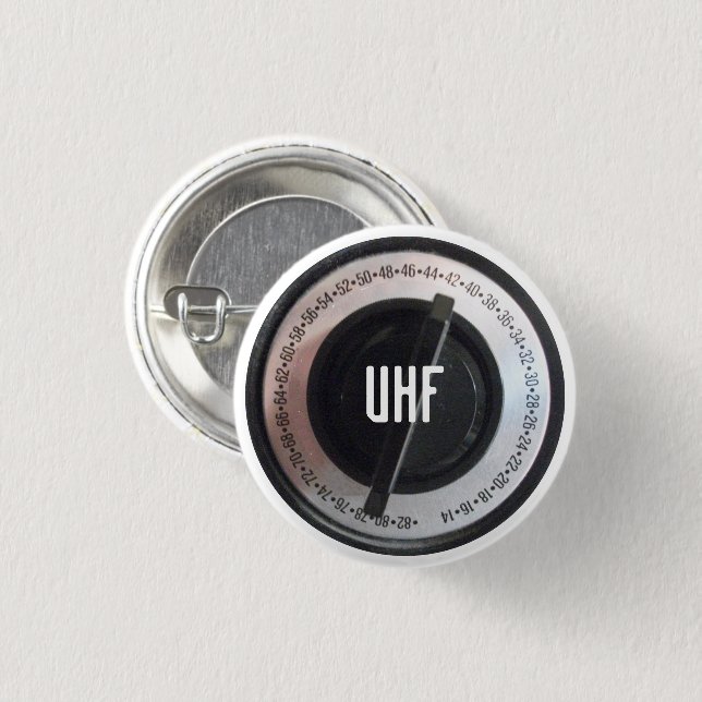 UHF-uppringning Knapp (Framsida & baksida)