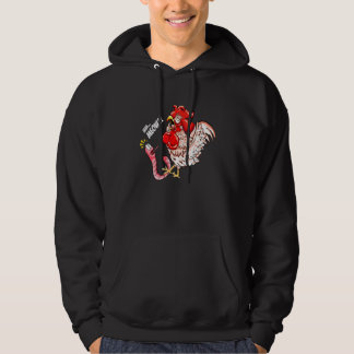 Uhh Meow Mask Chicken Cat som säckar Hoodie
