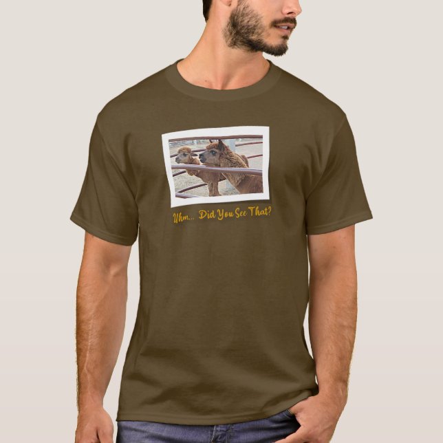 Uhm - Såg du det? T Shirt (Framsida)