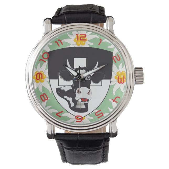 Uhr mit Schweizer-Entwurf Freiburg die Schweiz Armbandsur (Framsida)