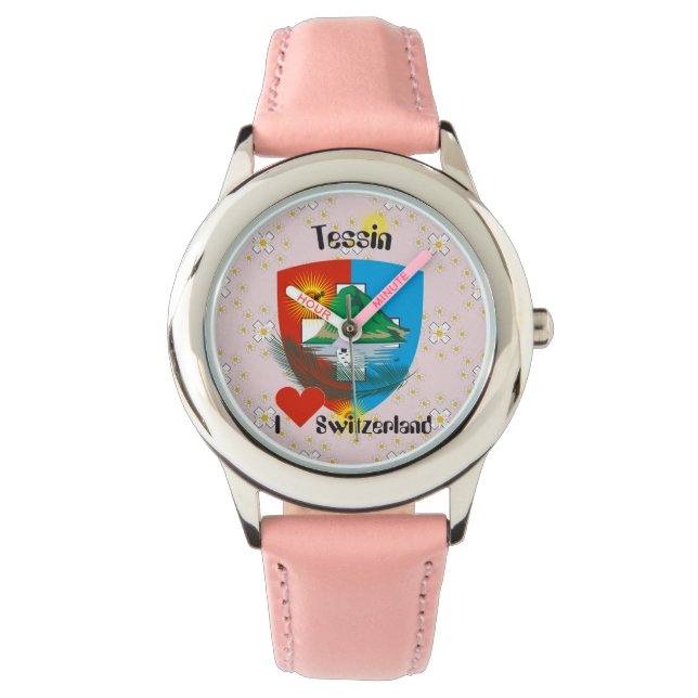 Uhr mit Schweizer-Entwurf Tessin die Schweiz Armbandsur (Framsida)