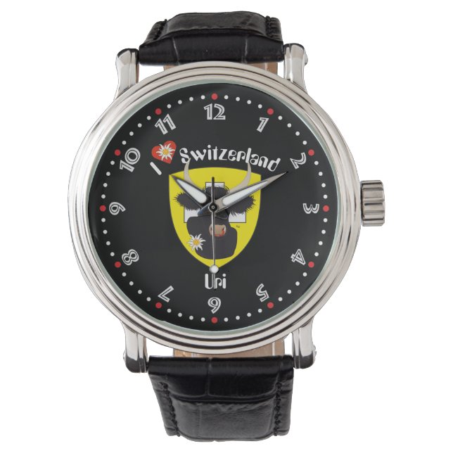 Uhr mit Schweizer-Entwurf Uri Armbandsur (Framsida)