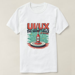 Ui Ux the Secret Sauce of Success Funny Designer T Shirt