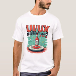 Ui Ux the Secret Sauce of Success Funny Designer T Shirt