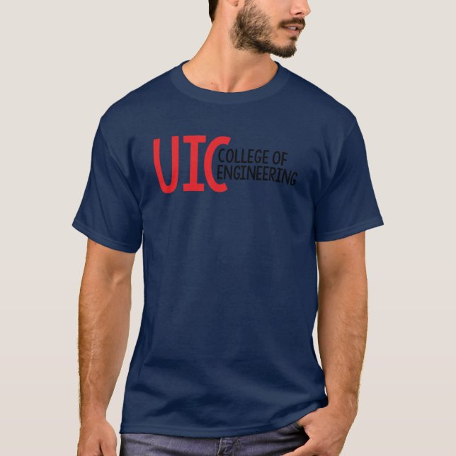 UIC College of Engineering T Shirt (Framsida)