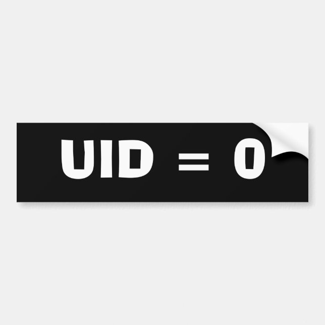 UID = 0 BILDEKAL (Framsidan)