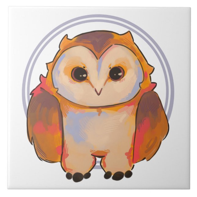 Uil Kakelplatta (Framsidan)