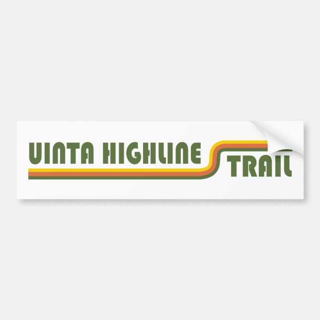 Uinta Highline Trail Utah Bildekal (Framsidan)