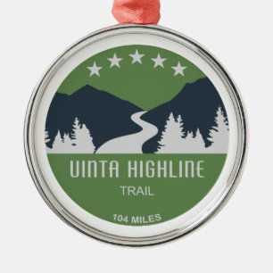 Uinta Highline Trail Utah Julgransprydnad Metall