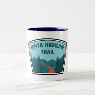 Uinta Highline Trail Utah Två-Tonad Mugg