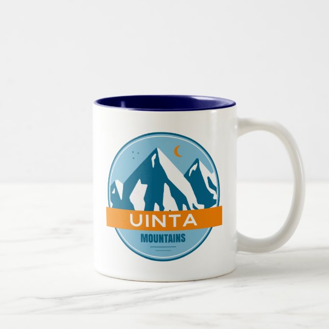 Uinta Mountains Utah Två-Tonad Mugg (Höger)
