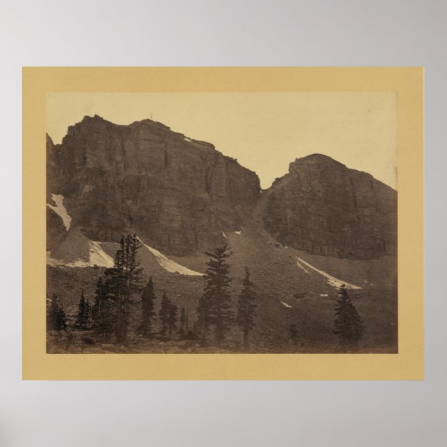 Uinta-toppmötet, Head Bear River, Wyoming 1872 Poster (Framsidan)