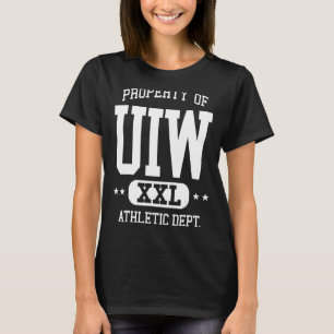 UIW Retro Athletic Egendom Dept T Shirt
