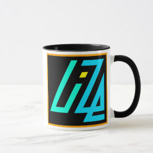 UIZE-mugg (svart ringer) Mugg