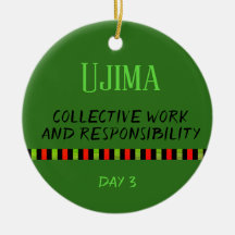 Ujima - Kwanzaa Dag 3 Grön