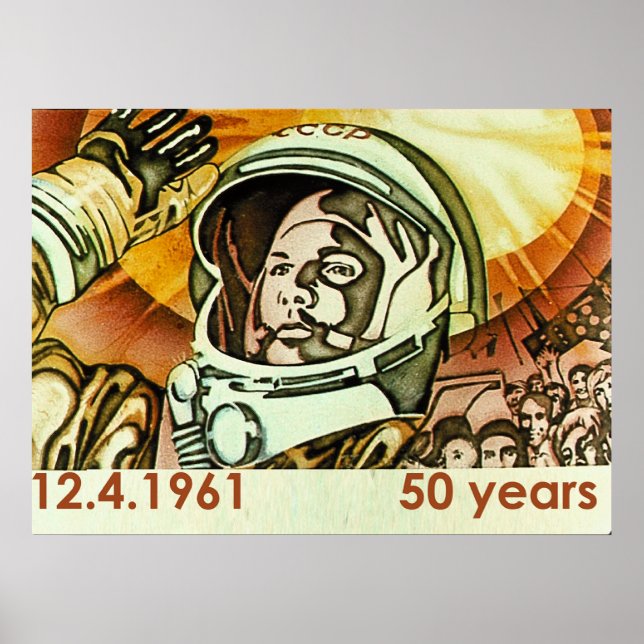Ujri Gagarin Poster (Framsidan)