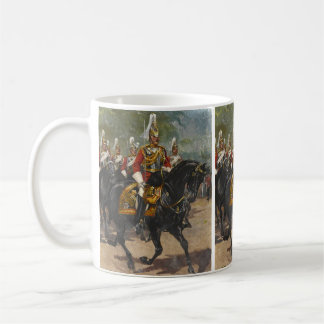 UK 1st Life Guards of the Household Cavalry patrol Kaffemugg