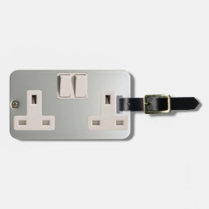 UK AC BS 1363 Plug Socket [brittisk standard] Bagagebricka