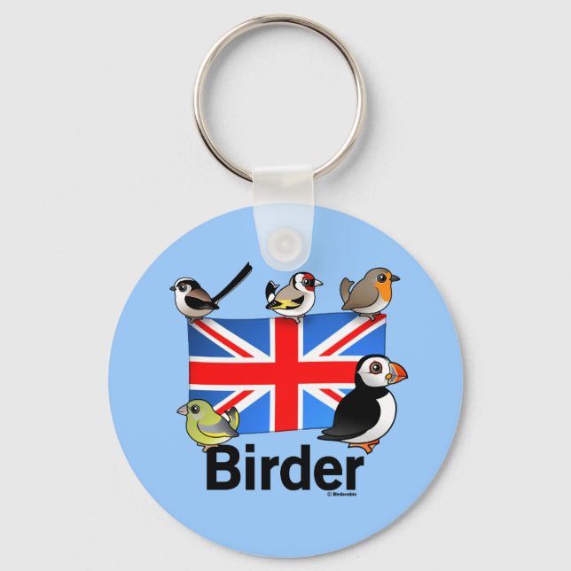 UK Birder Nyckelring (Framsida)