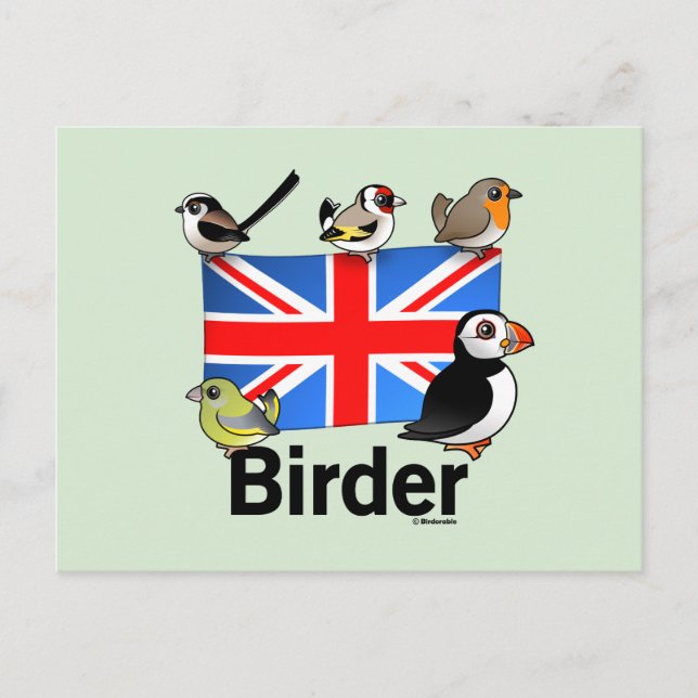 UK Birder Vykort (Framsida)