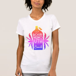 UK Bournemouth Beach Rainbow T Shirt