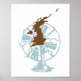 UK Brexit Slå Fläkt Poster