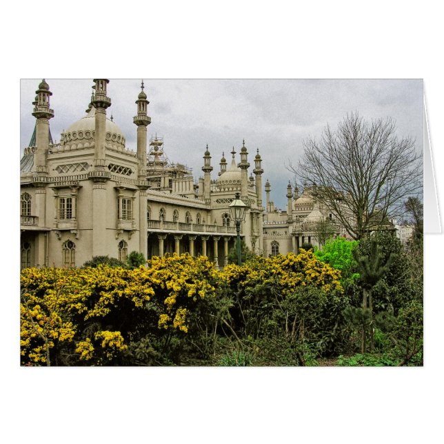 (UK) Brighton Pavilion Hälsningskort (Framsidan Horizontal)
