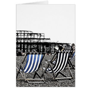 (UK) Brighton solstolar Hälsningskort