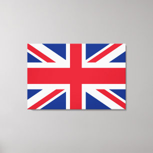 UK Britain Royal Union Jack Flagga Canvastryck