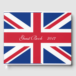 UK Britain Royal Union Jack Flagga Gästböcker