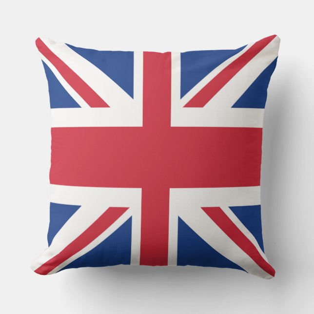 UK Britain Royal Union Jack Flagga Kudde (Framsida)