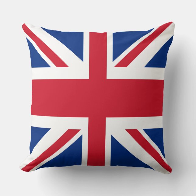 UK Britain Royal Union Jack Flagga Kudde (Framsida)