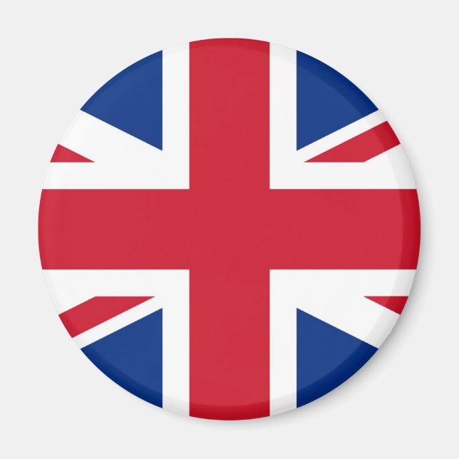 UK Britain Royal Union Jack Flagga Magnet (Framsidan)