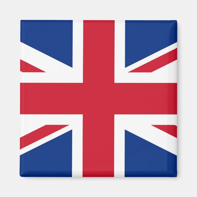 UK Britain Royal Union Jack Flagga Magnet (Framsidan)