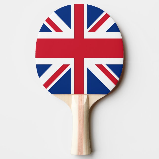 UK Britain Royal Union Jack Flagga Pingisracket (Baksidan)