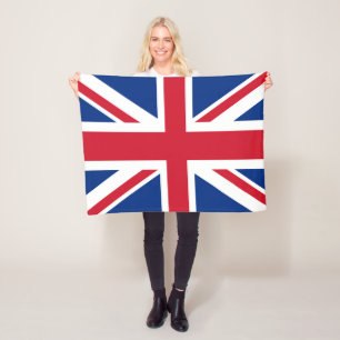 UK Britain Royal Union Jack Flagga small Fleecefilt