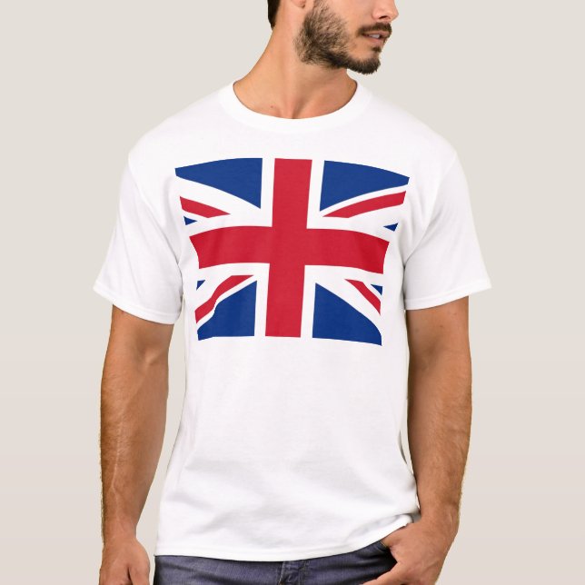 UK Britain Royal Union Jack Flagga Tee (Framsida)