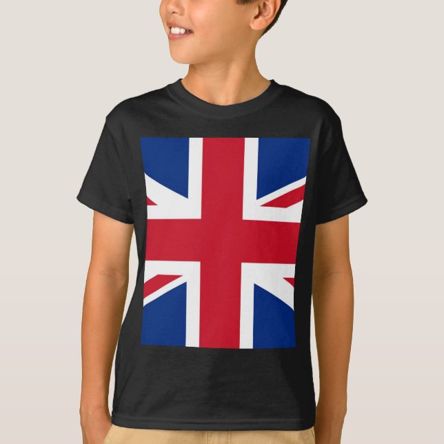 UK Britain Royal Union Jack Flagga Tee Shirt (Framsida)