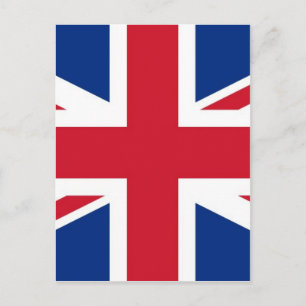 UK Britain Royal Union Jack Flagga Vykort