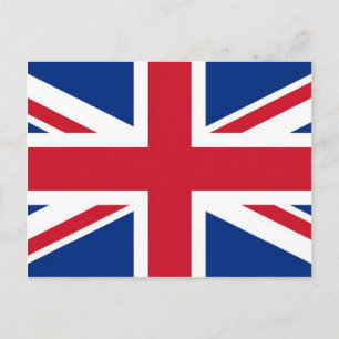 UK Britain Royal Union Jack Flagga Vykort